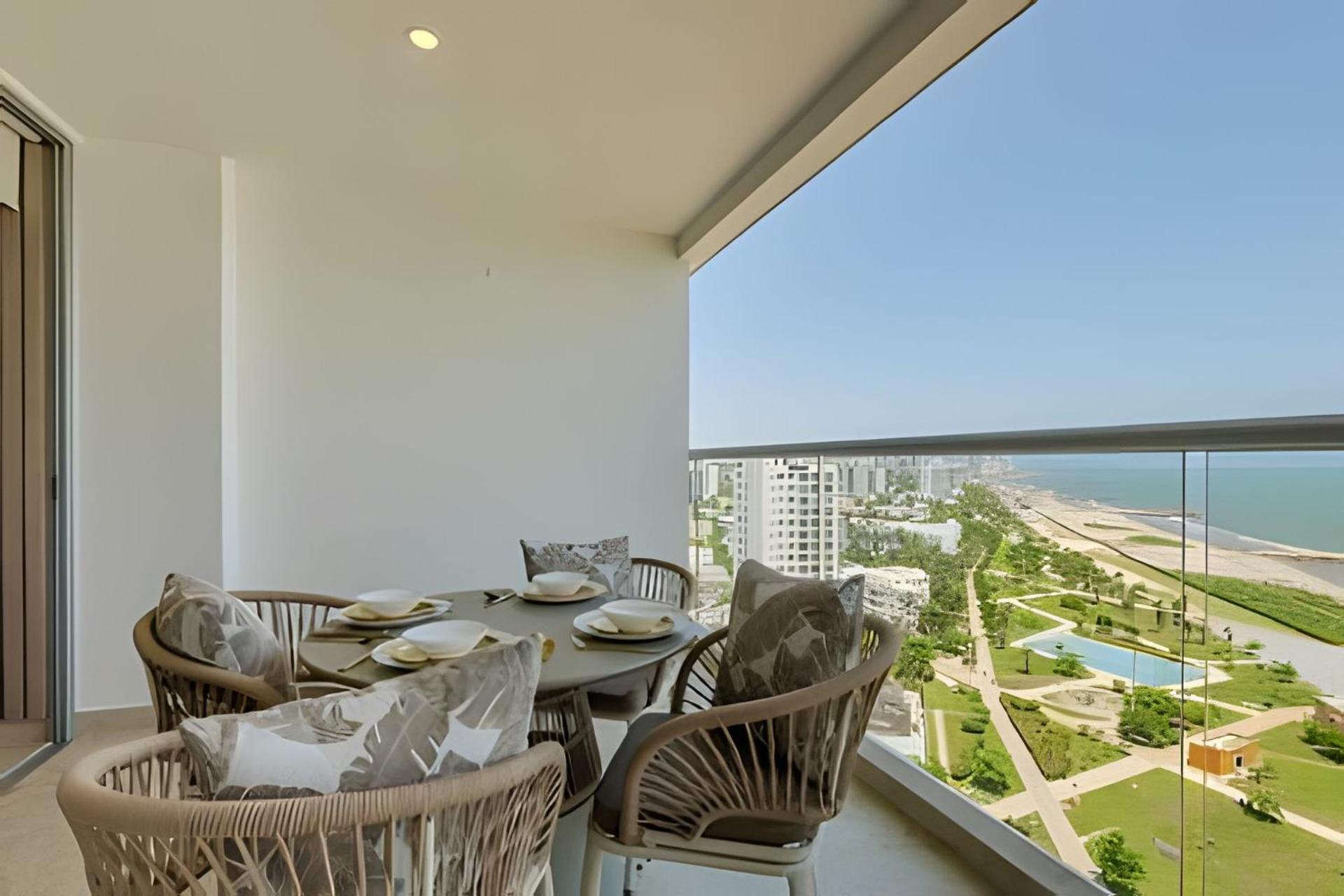 Nueva, Lujosa Y Exclusiva Vista Al Mar Apartamento Cartagena